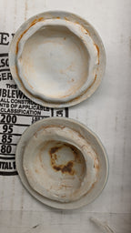 TWO QINGBAI GLAZED POTS AND COVERS