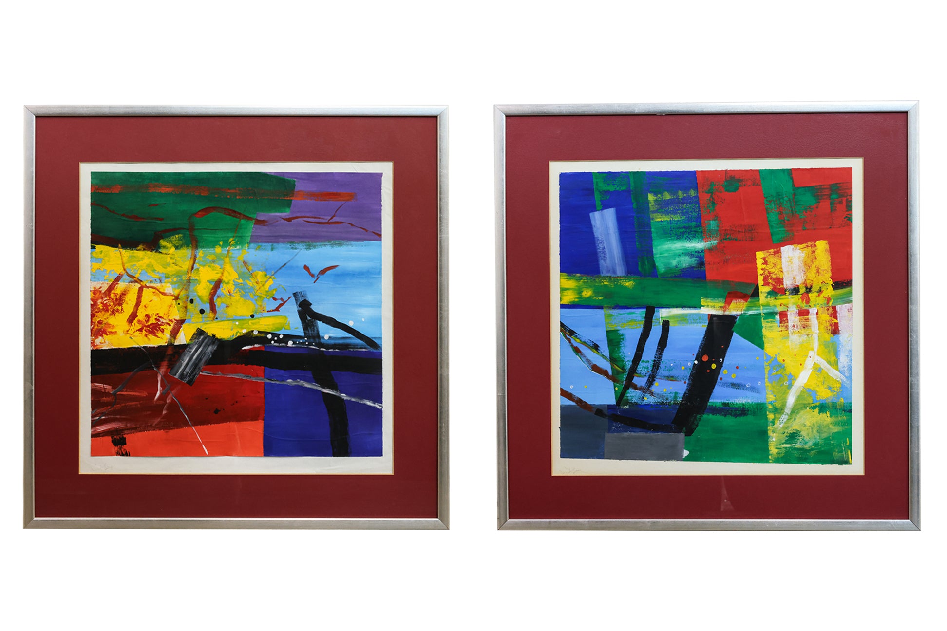 FONG KIM SENG (MALAYSIAN, B. 1949) - NATURE EMBRACE I AND II, 2001