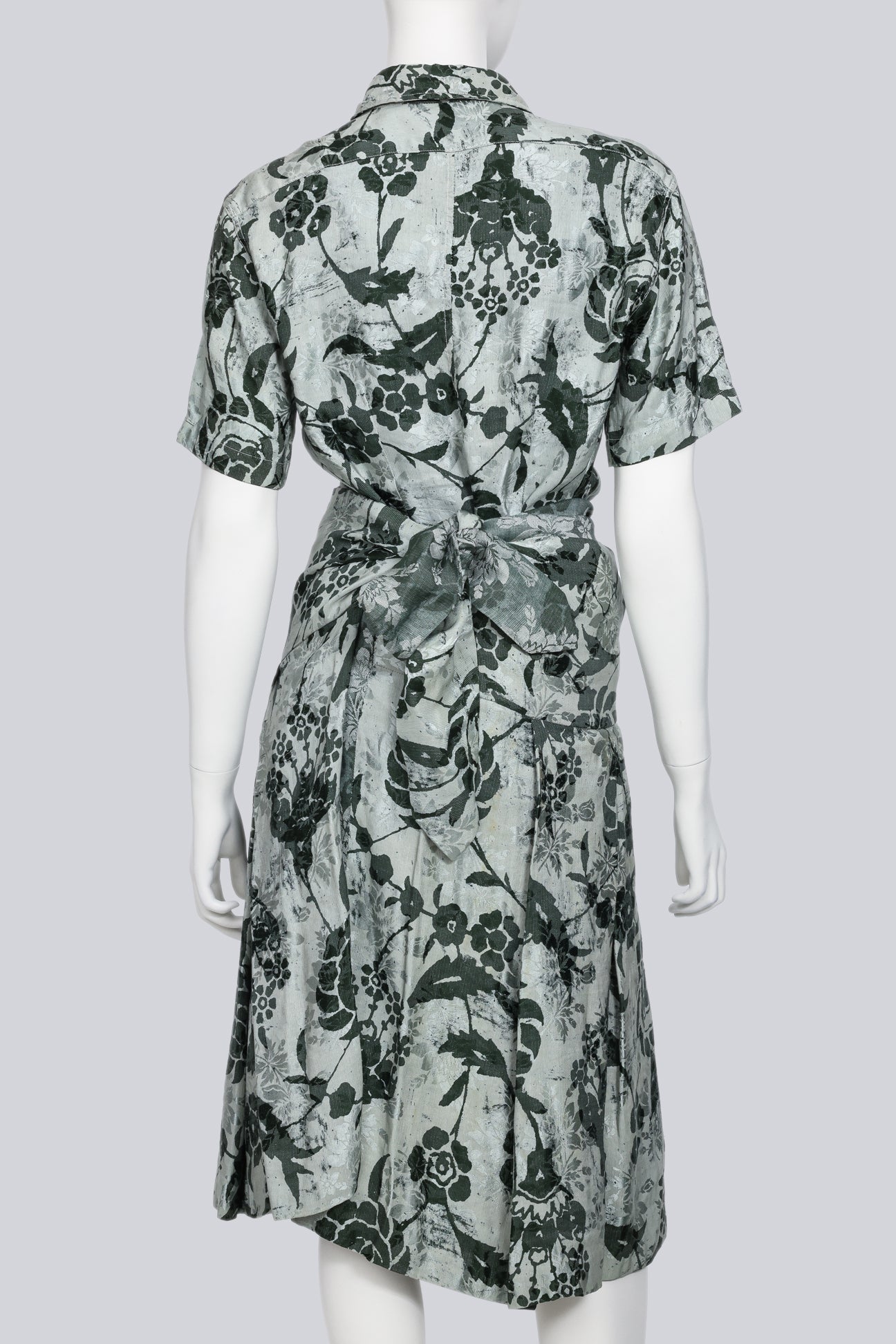 DRIES VAN NOTEN - A GREEN FLORA PRINT ENSEMBLE