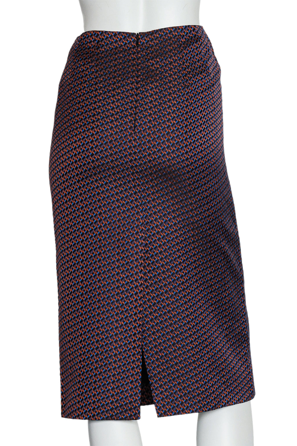 DRIES VAN NOTEN - A GEOMETRIC PRINT SKIRT