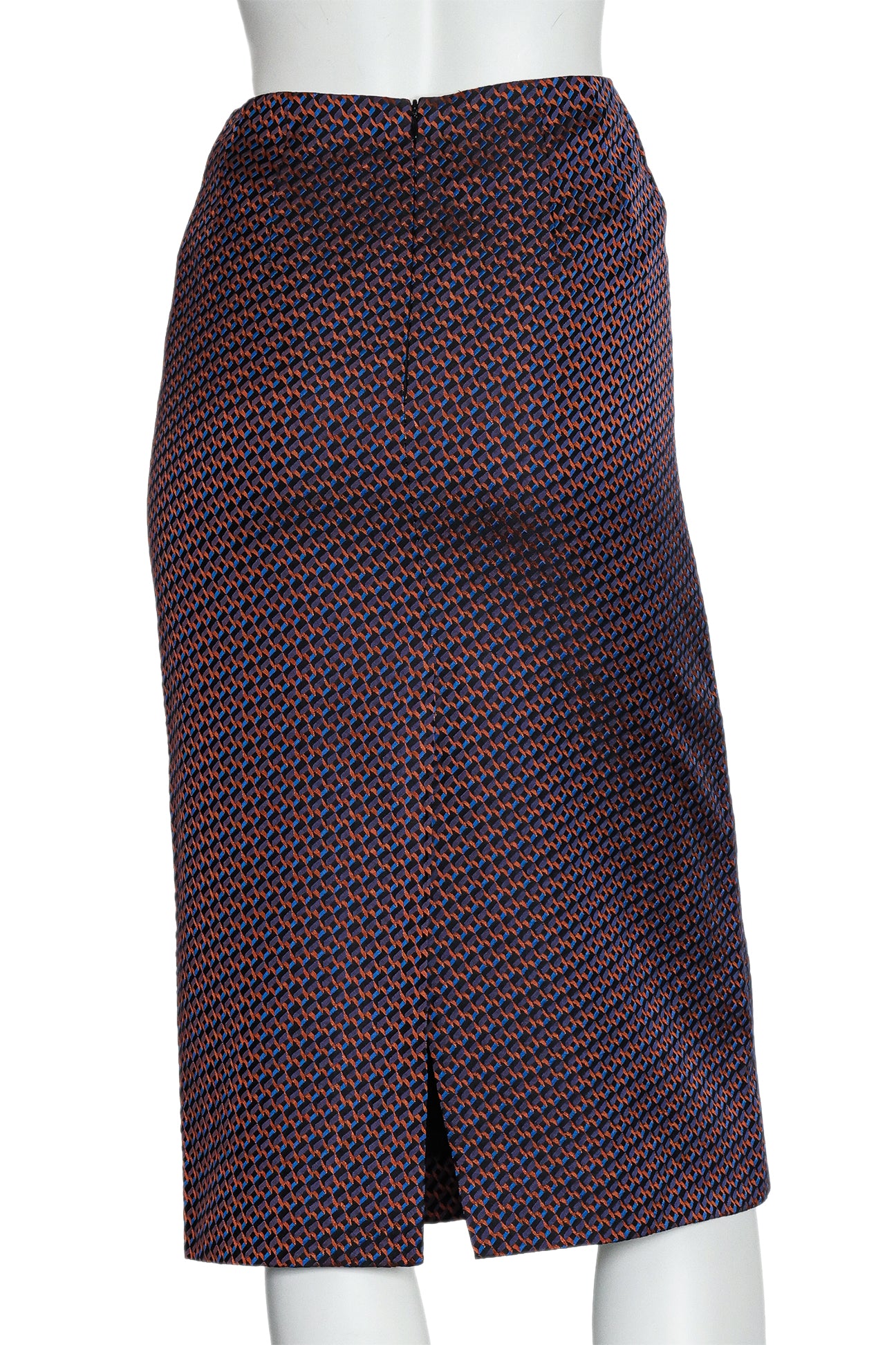 DRIES VAN NOTEN - A GEOMETRIC PRINT SKIRT