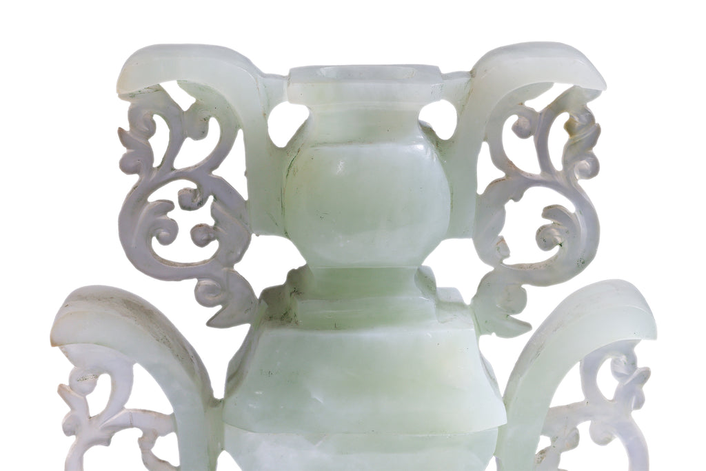 TWO HARDSTONE CARVINGS