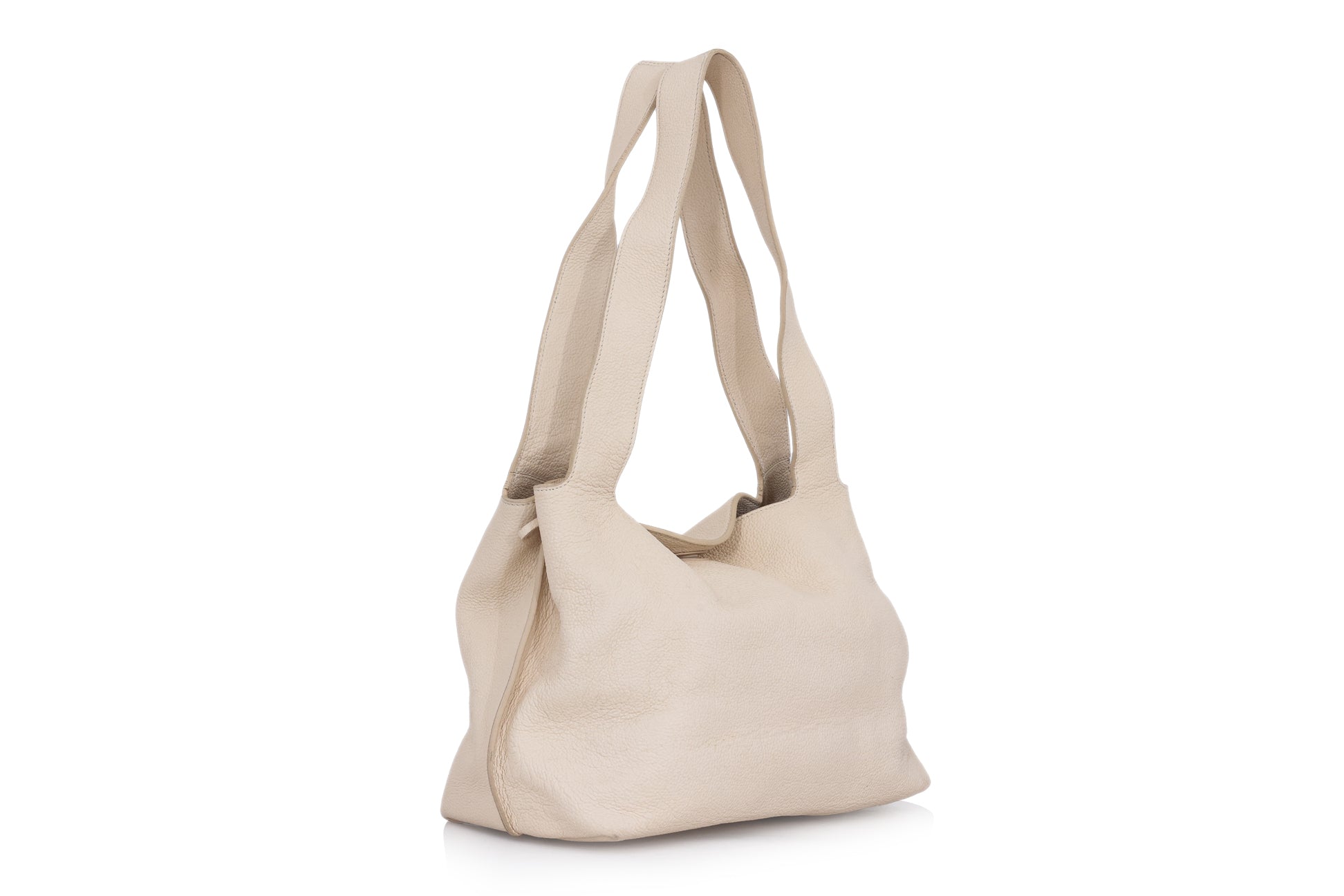 THE ROW – A GRAINED CALFSKIN 'DUPLEX' HOBO BAG