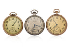 A GROUP OF THREE ART DECO WALTHAM POCKET WATCHES