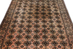 AN AFGHAN ELEPHANTS FOOT CARPET (302 X 193CM)