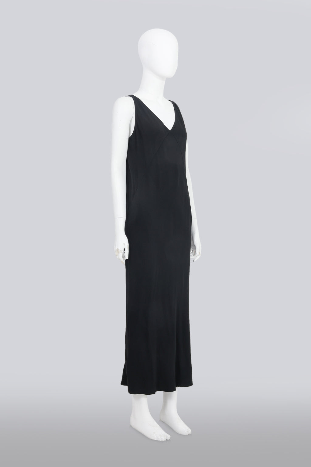 RICK OWENS - 'DIRT' COLLECTION BLACK MAXI DRESS