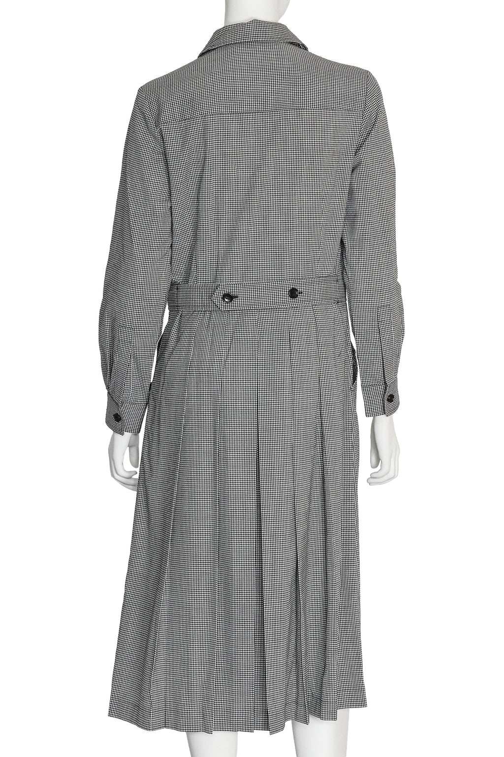 COMME DES GARÇONS - A WOOLLEN HOUNDSTOOTH COAT