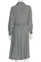 COMME DES GARÇONS - A WOOLLEN HOUNDSTOOTH COAT