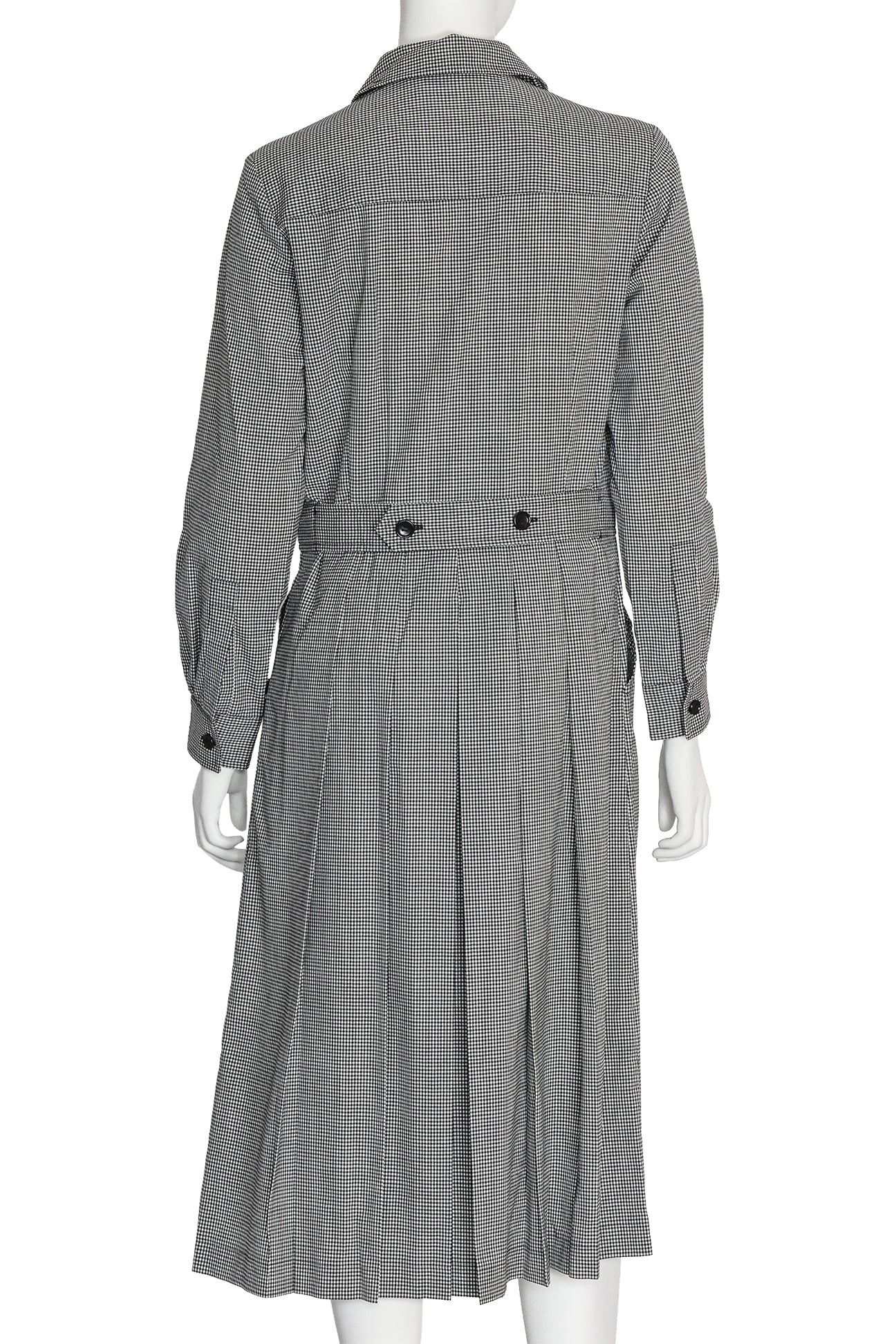 COMME DES GARÇONS - A WOOLLEN HOUNDSTOOTH COAT