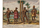 FOUR ETHNOGRAPHIC ENGRAVINGS FROM, 'ITINERARIO,' JOHANNES & BAPTISTA A DOETECHUM, 1598