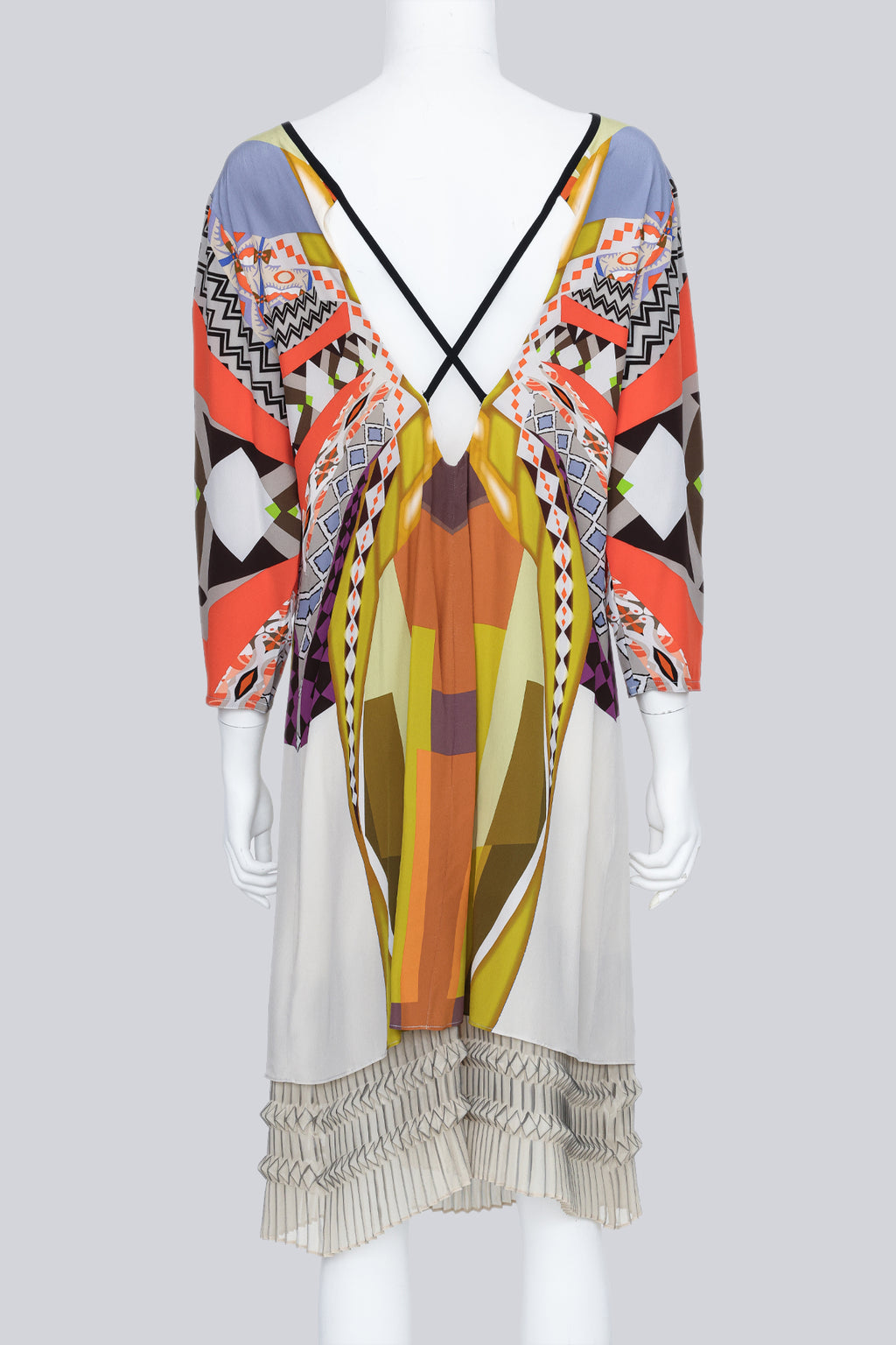 ETRO - A MULTI-PRINT SILK DRESS