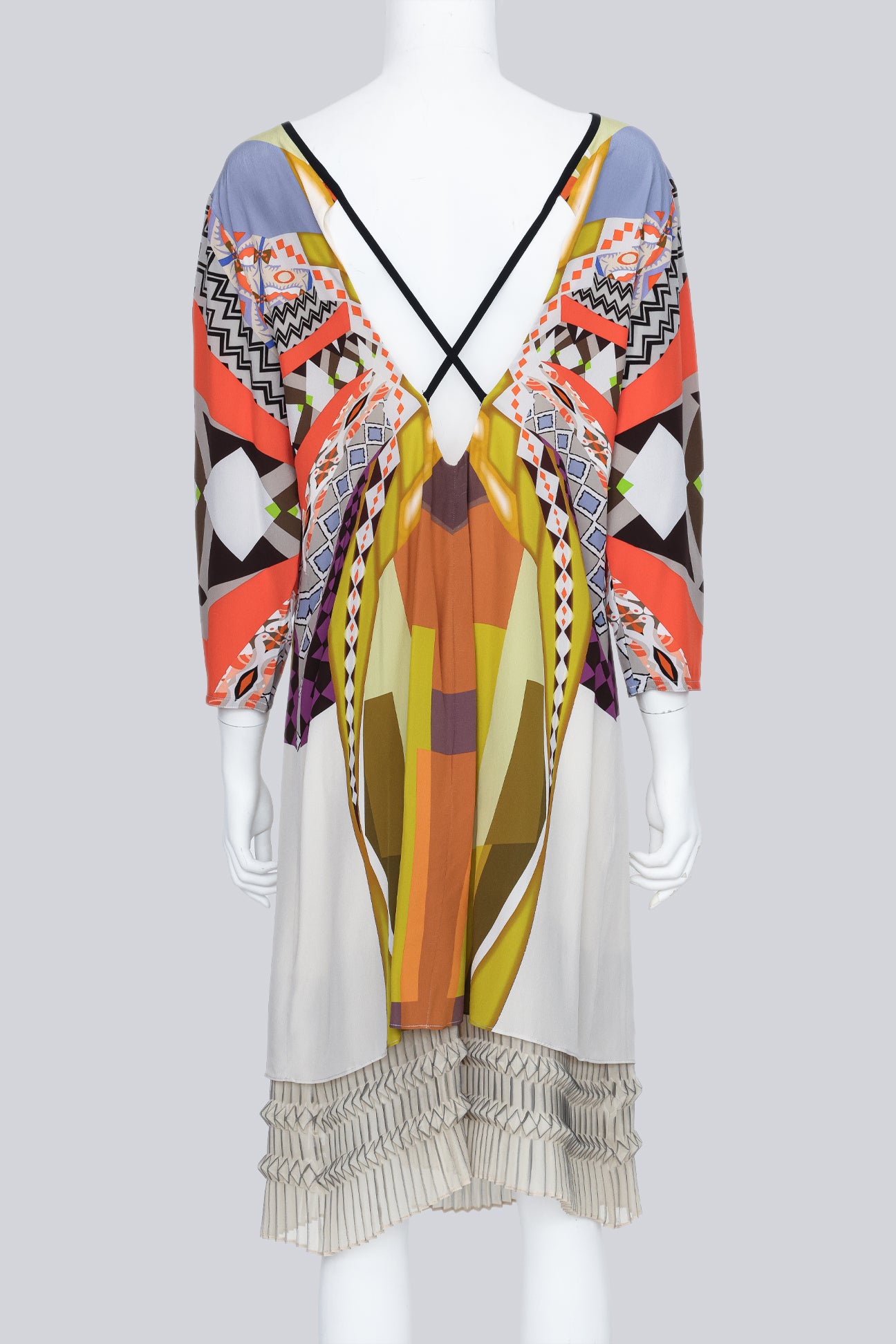 ETRO - A MULTI-PRINT SILK DRESS