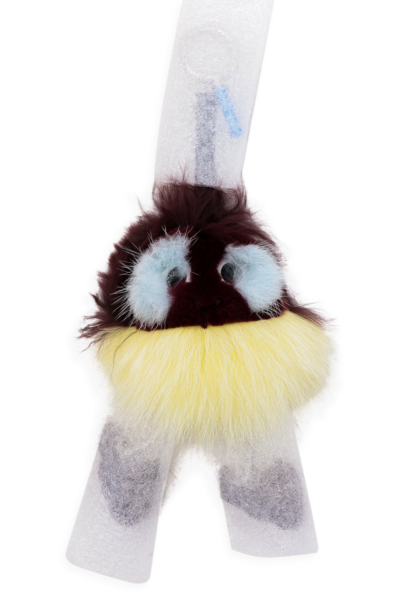 FENDI - A 'BAG BUGS' FOX FUR AND MINK BAG CHARM