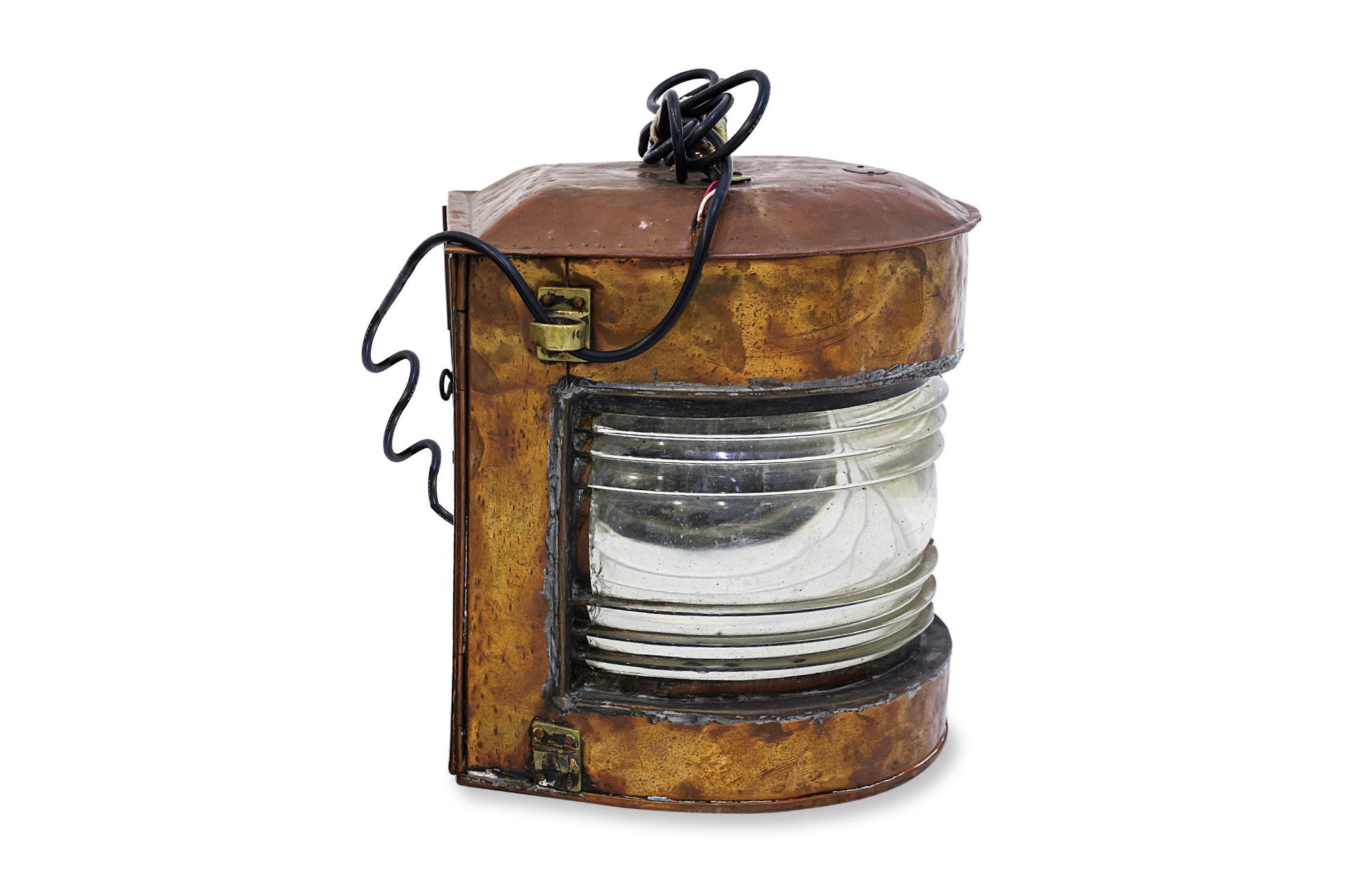 AN FA. W. HOMEIJER COPPER AND BRASS SHIP'S LANTERN
