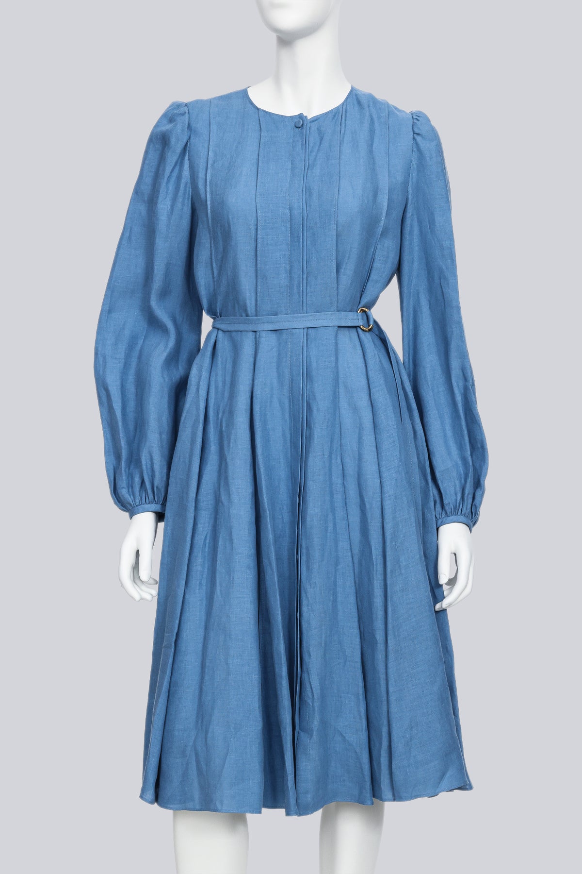 CHLOÉ - A BLUE LONG SLEEVE DRESS