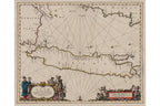INSULAE IAVAE CUM PARTE INSULARUM BORNEO SVMATRAE... JOHANNES JANSSONIOUS, 1657