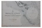 A 19TH CENTURY BRITISH MAP OF MALACCA STRAIT, MALAYA AND SINGAPORE