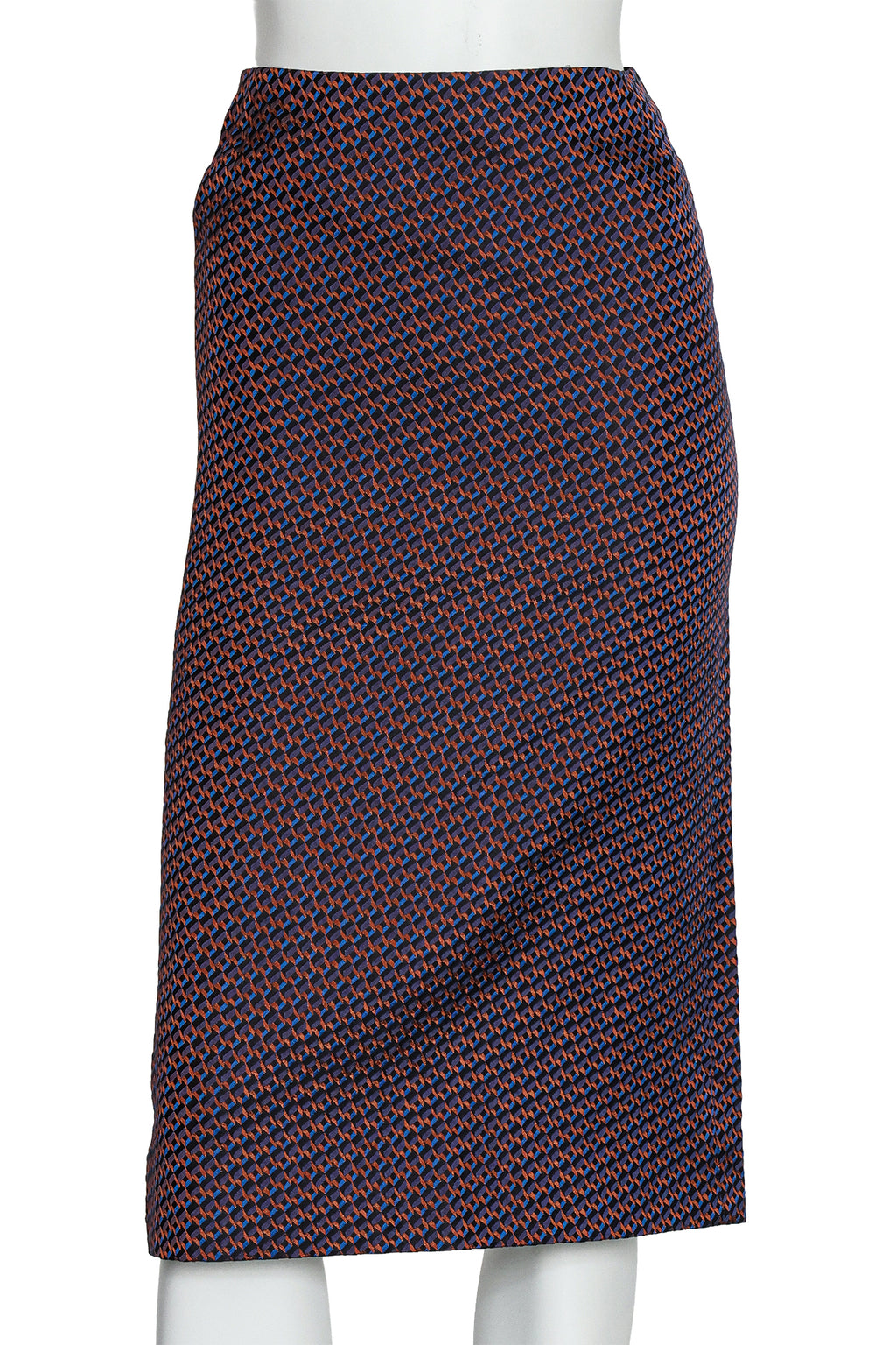 DRIES VAN NOTEN - A GEOMETRIC PRINT SKIRT
