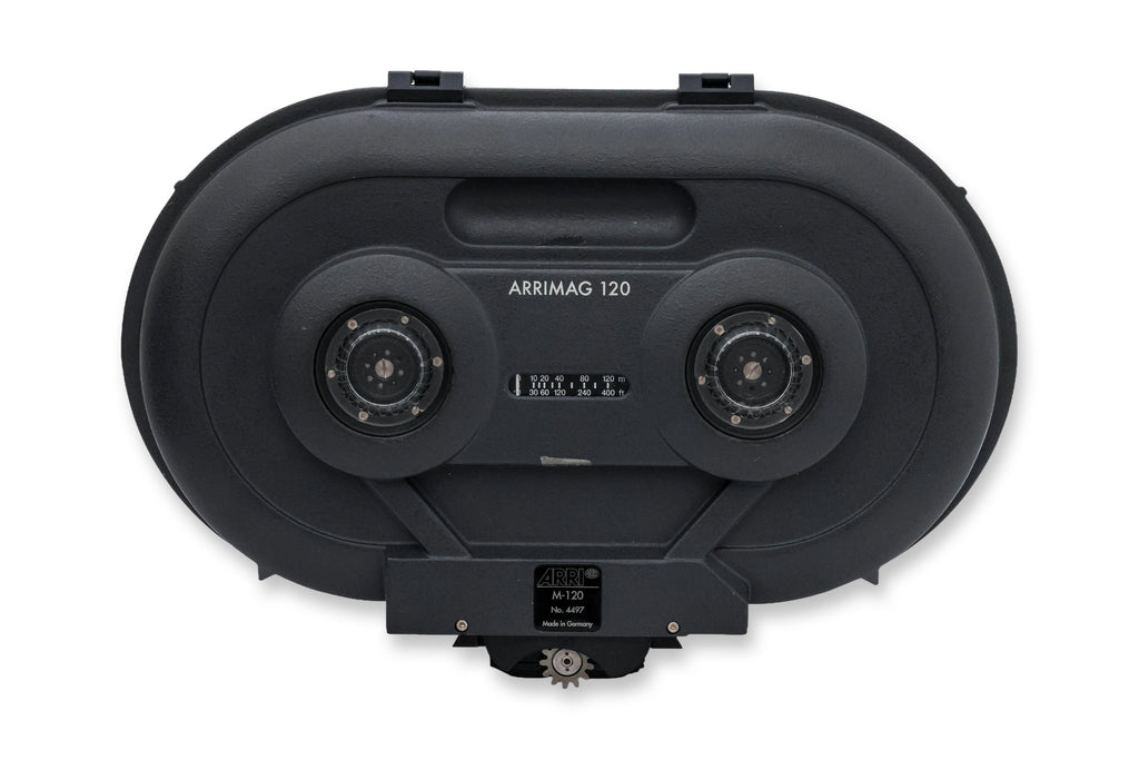 AN ARRI ARRIMAG 120 400FT FILM MAGAZINE