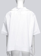 BALENCIAGA - A WHITE COLLARED SHIRT