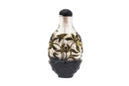 AN OVERLAY GLASS 'BIRD AND FLOWER' SNUFF BOTTLE