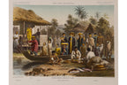 A GROUP OF FIVE VIEWS OF INDOCHINA, LOUIS DELAPORTE, 1873