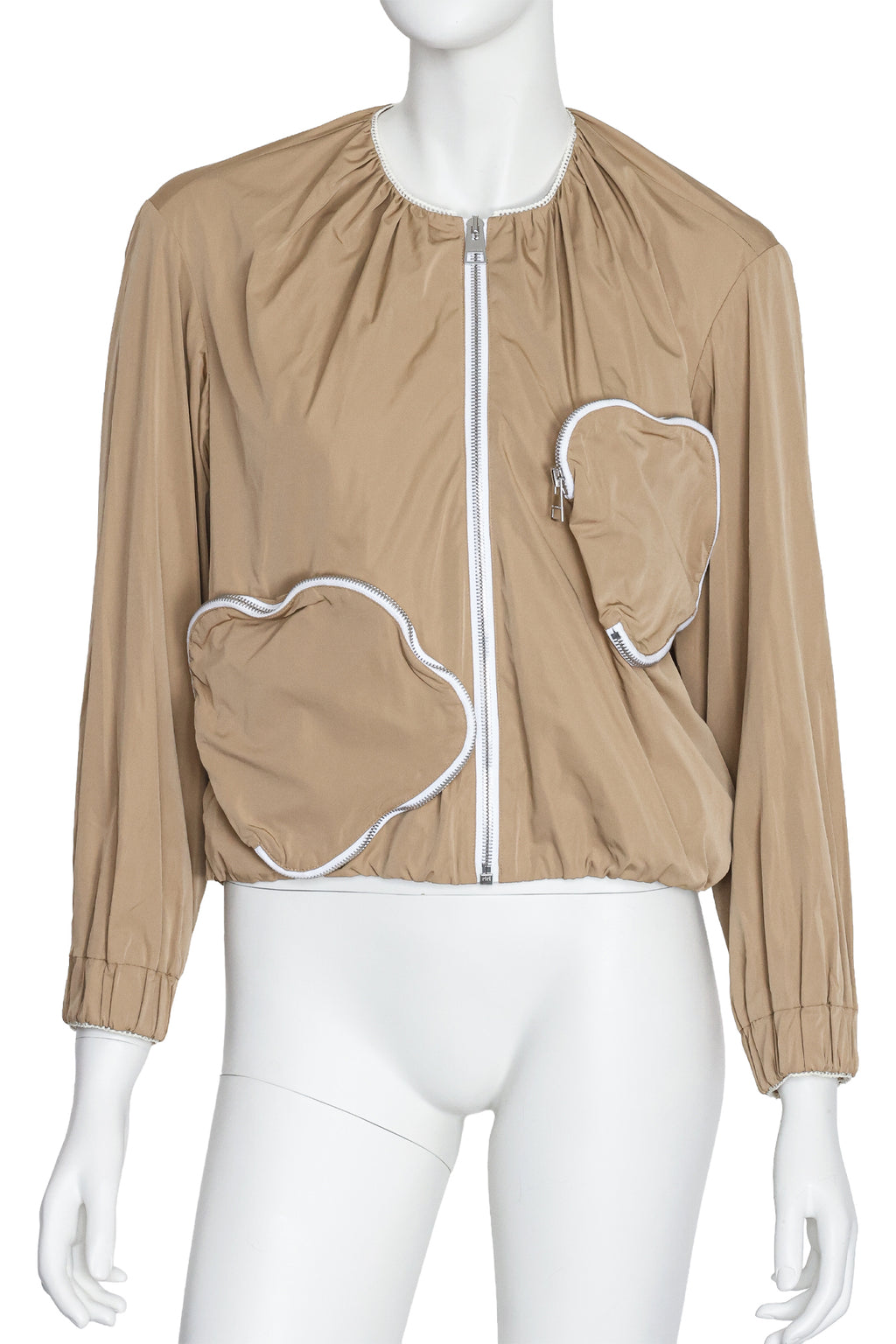 J.W. ANDERSON - A JACKET WITH ATTACHED POCKETS AND CONTRAST TRIM