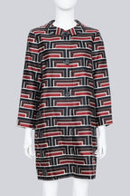 KATE SPADE X FLORENCE BROADHURST -  A GEOMETRIC PRINT COAT