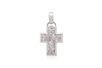 A DIAMOND 'CROSS' PENDANT