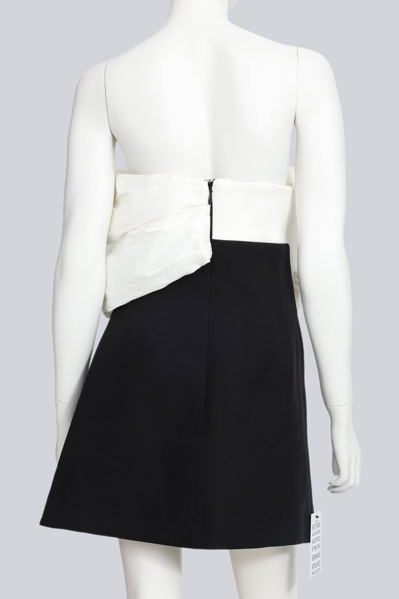 RACHEL GILBERT - A BLACK AND WHITE BOW TOP