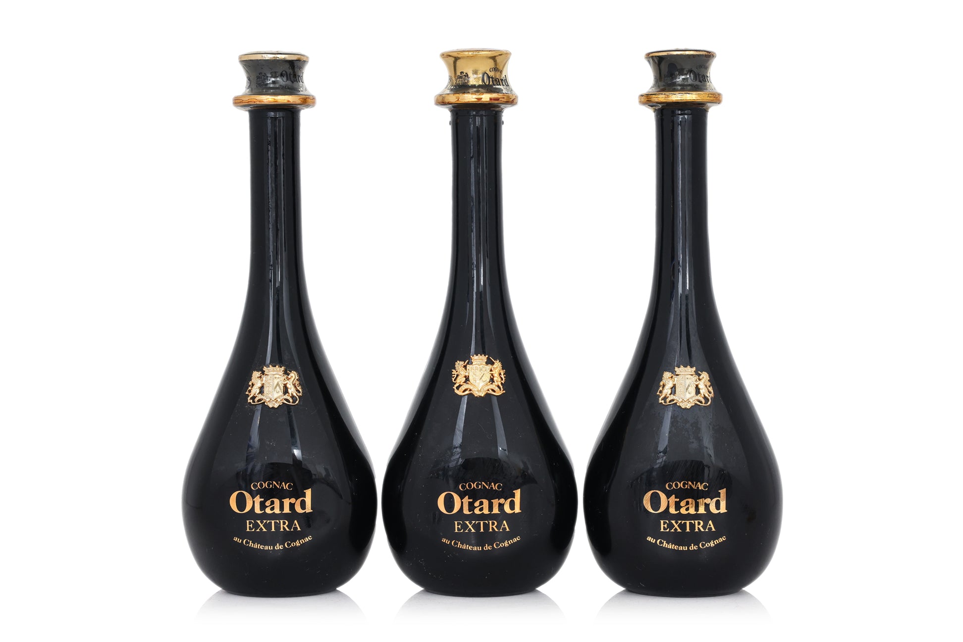 THREE BOTTLES OF OTARD EXTRA COGNAC (3)