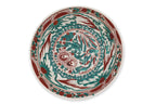 A POLYCHROME ENAMELLED BOWL