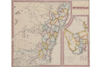 NEW SOUTH WALES & VAN DIEMEN'S LAND FROM THE MOST RECENT AUTHORITIES... GEORGE PHILIP, 1874