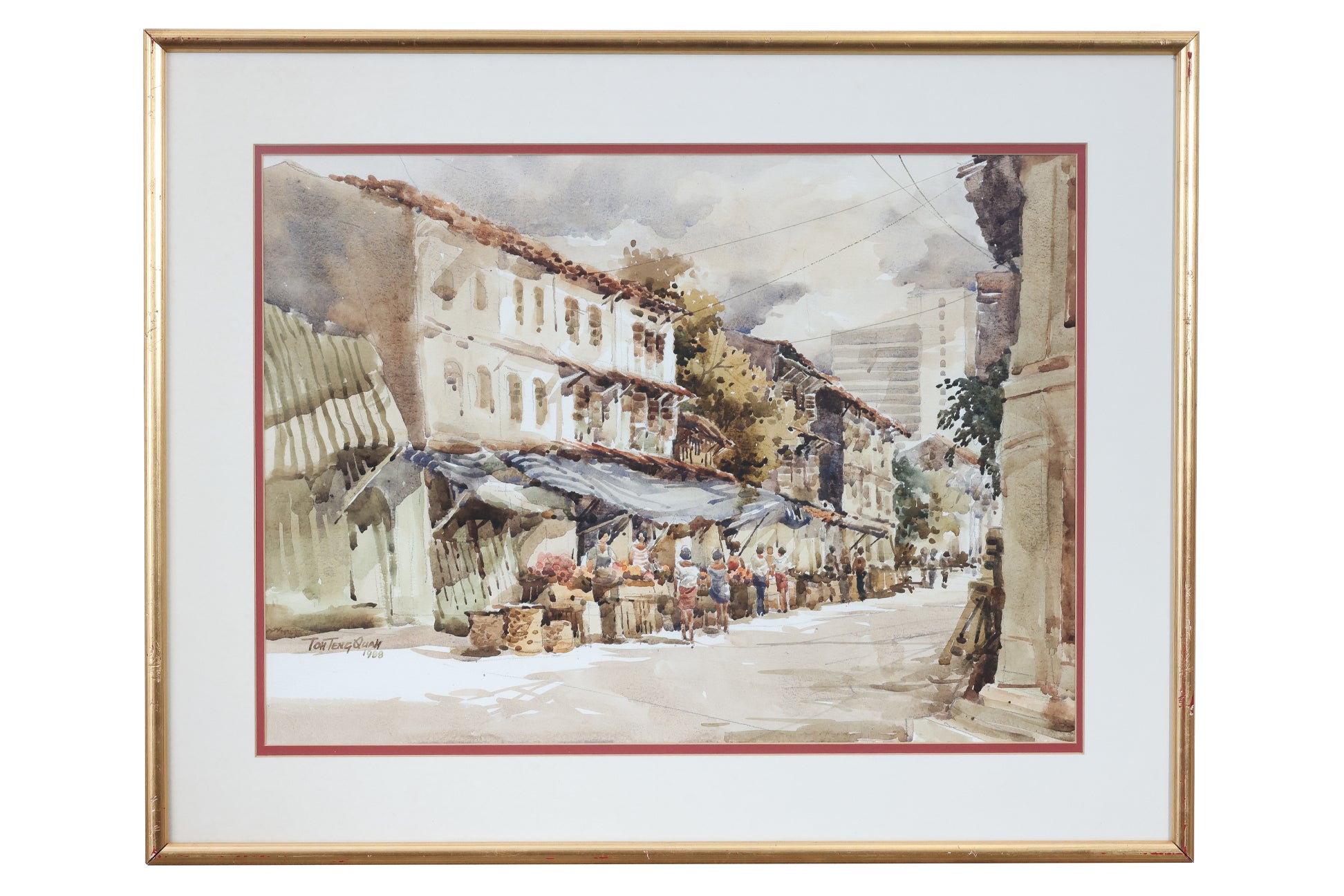 TOH TENG QUAN (SINGAPOREAN, XX) - STREET SCENE, 1988