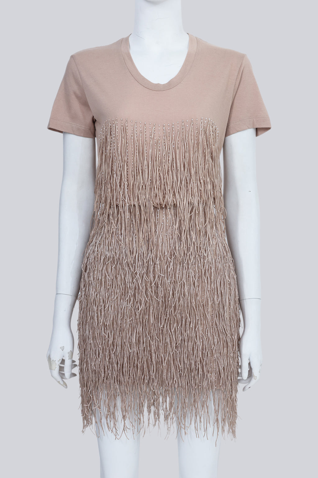 MARKUS LUPFER - A NUDE FRINGED SET