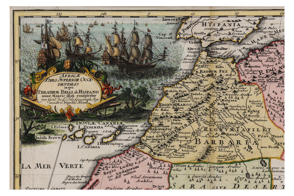 AFRICAE PARS SUPERIOR OCCI DENTALIS... CHRISTOPHER WEIGEL, C. 1718