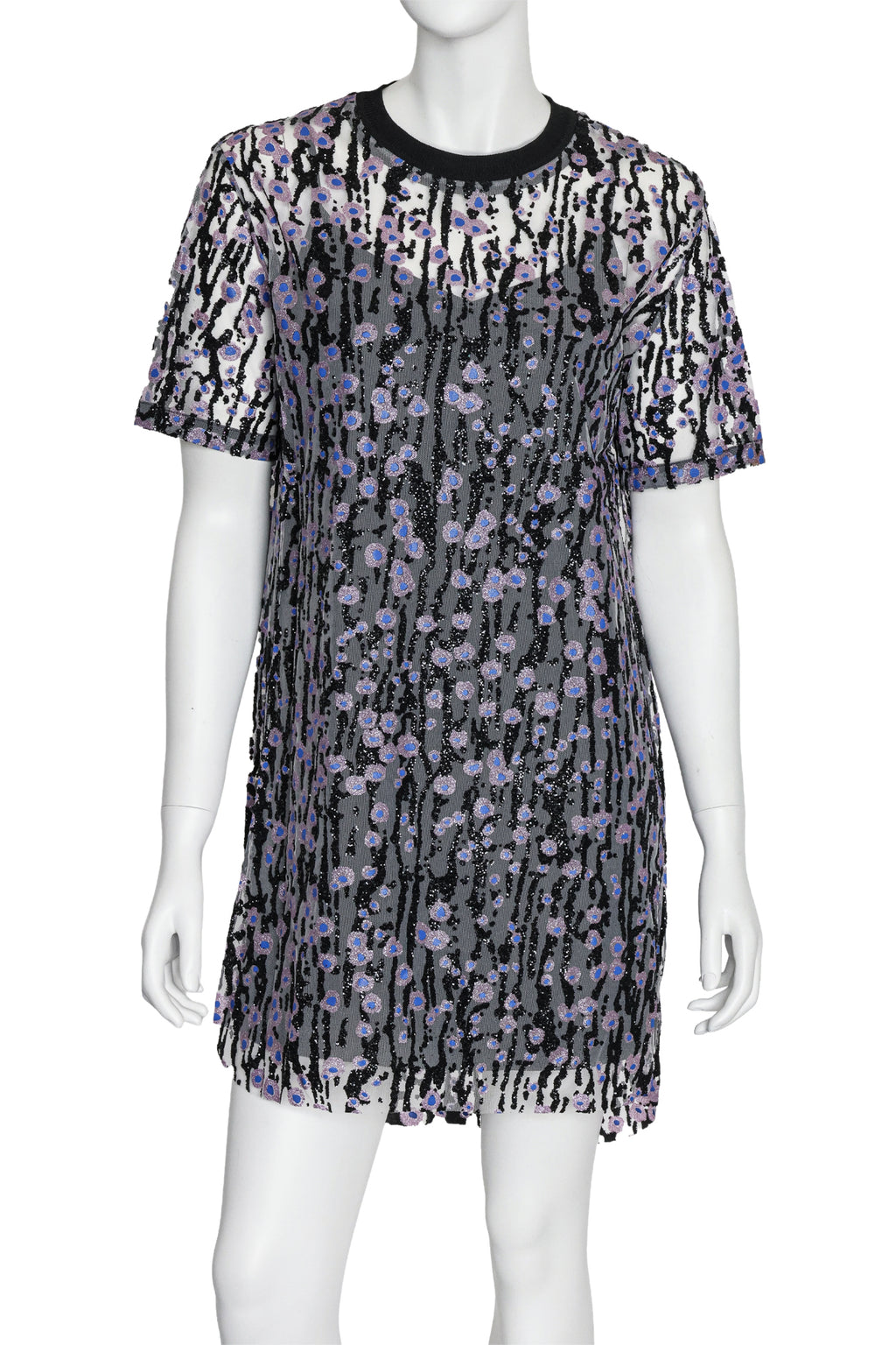 CARVEN - A SEQUIN EMBELLISHED 'ROBE MEDUSE' DRESS