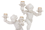 A GROUP OF SIX HUTSCHENREUTHER PORCELAIN FIGURES OF CHERUBS
