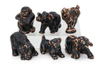 A GROUP OF SIX ROYAL COPENHAGEN MODELS OF ANIMALS DESIGNED BY KNUD KHYN