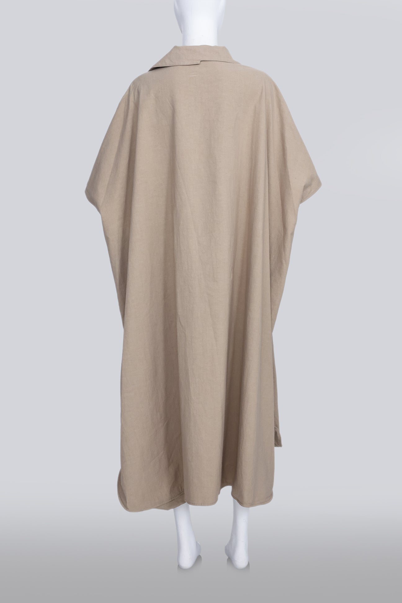 REGULATION YOHJI YAMAMOTO - A BEIGE TENT UTILITY DRESS
