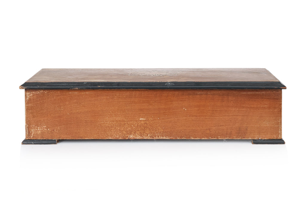 A SWISS CYLINDER MUSIC BOX