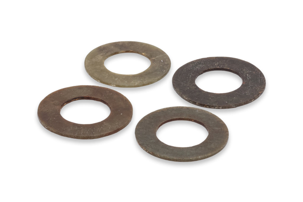 A GROUP OF FOUR JADE DISCS