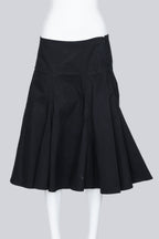 YOHJI YAMAMOTO - A BLACK GODET SKIRT