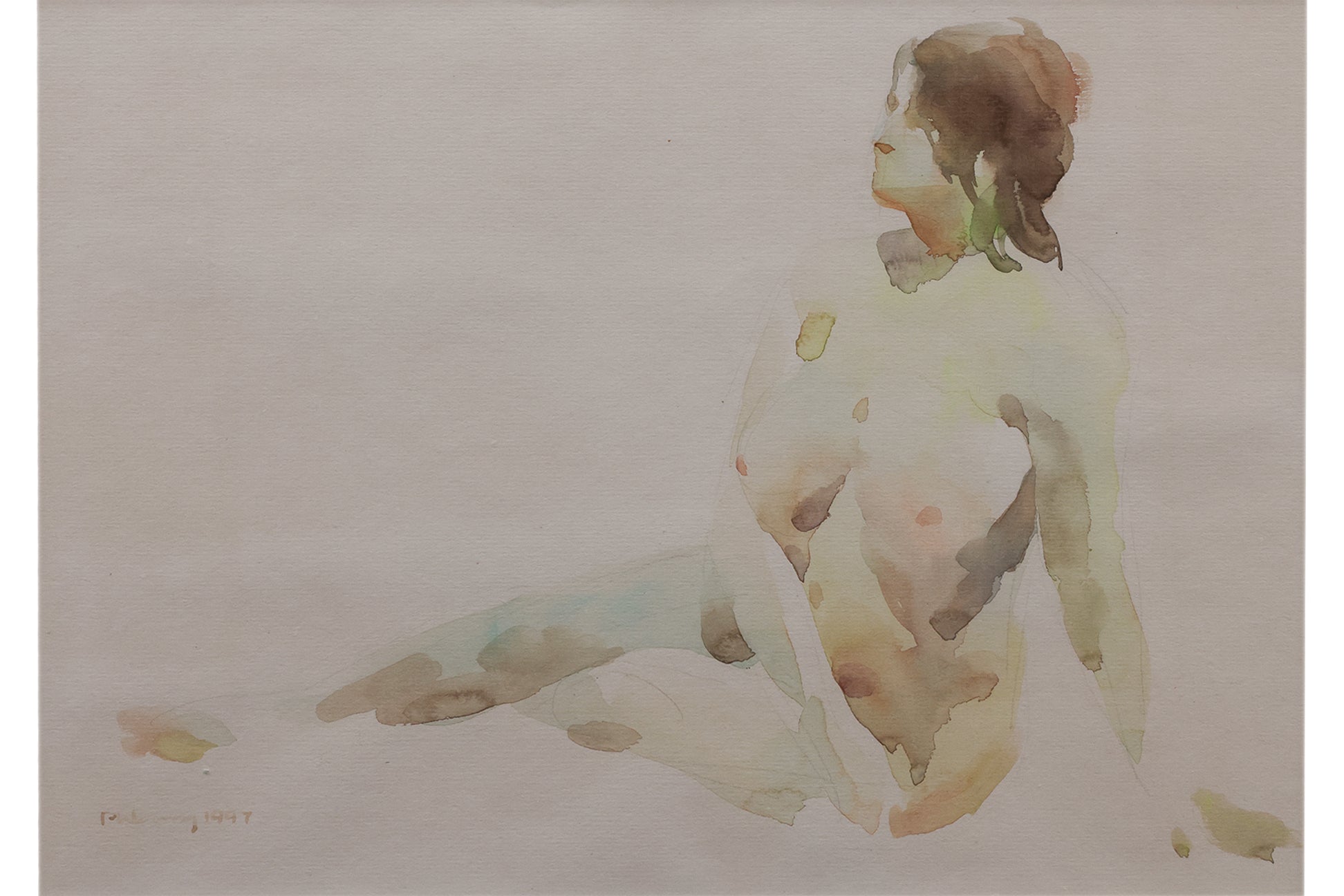 ARTIST UNKNOWN - THREE NUDE STUDIES