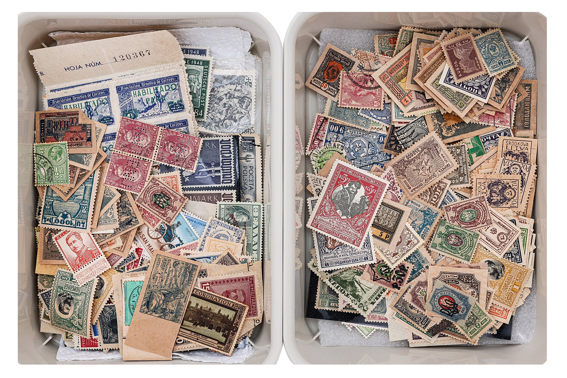 LARGE GROUP OF ASSORTED EUROPE, SOME MINT (2)