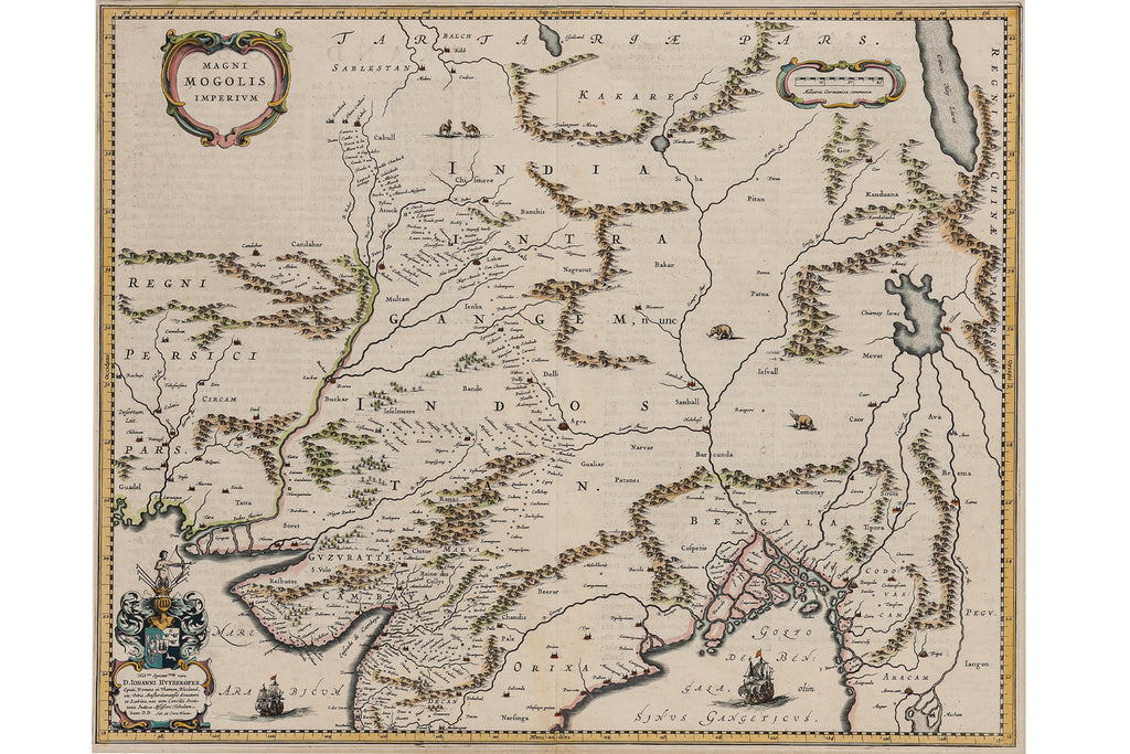 MAGNI MOGOLIS IMPERIUM, JOHANNES & CORNELIUS BLAEU, C. 1640