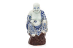 A LARGE PORCELAIN FIGURE OF BUDAI