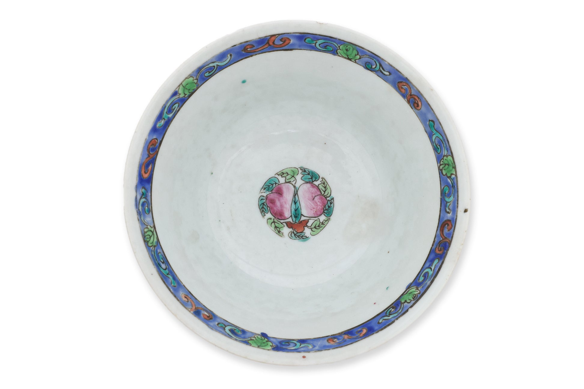 A SET OF 12 FAMILLE ROSE LOTUS DECORATED BOWLS