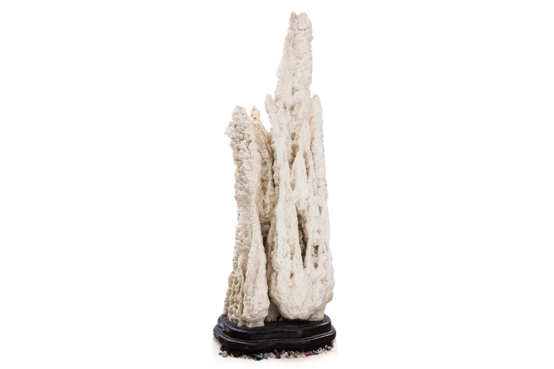 A LARGE NATURAL STALAGMITE FORMATION