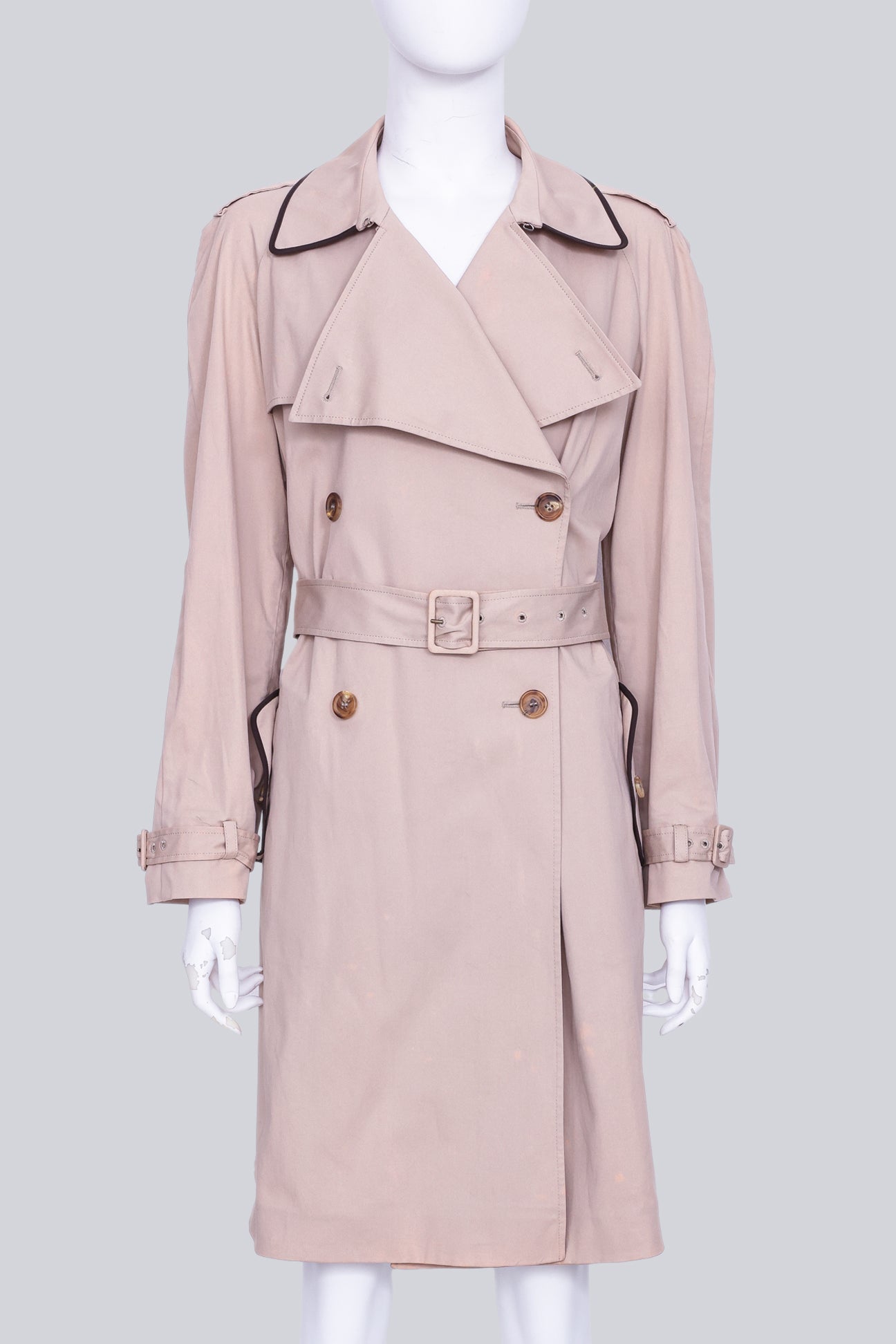 MIU MIU - A DOUBLE BREASTED TRENCH COAT